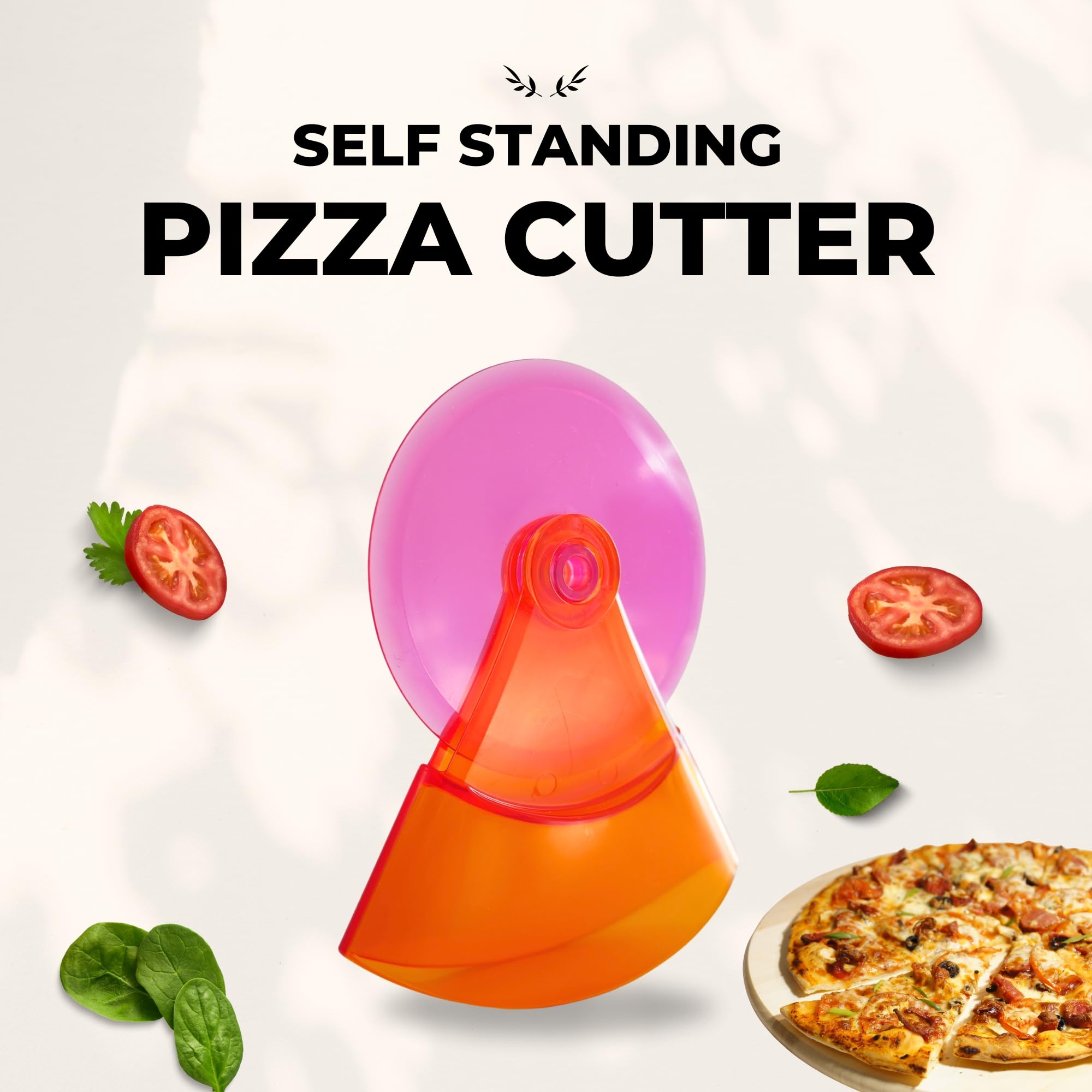 Rueda cortadora de pizza autónoma, cálida, 1 unidad