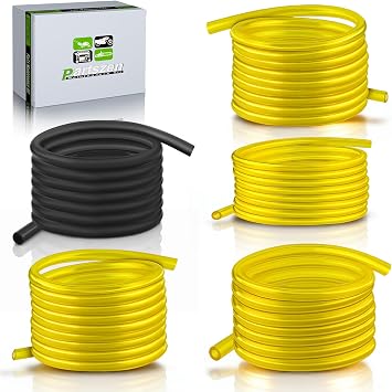 Fuel Line Hose Kit for Lawn Mower Chainsaw Small Engine | 4 Feet Gas Tube for Zama Poulan Craftsman Ryobi Husqvarna Homelite Trimmer Blower