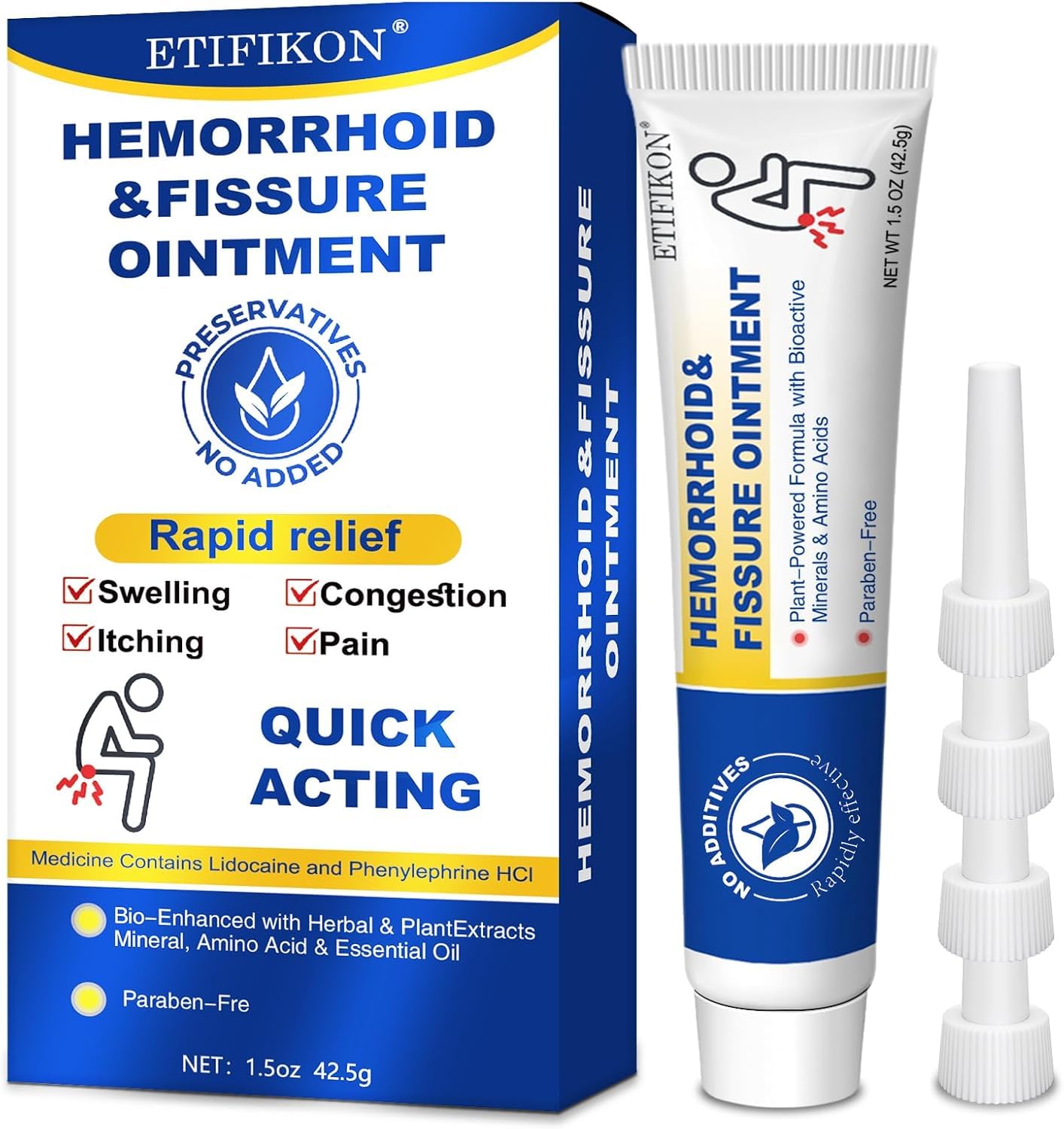 Pomada para Hemorroidas e Fissuras — Tratamento para Hemorroidas com 4% ...