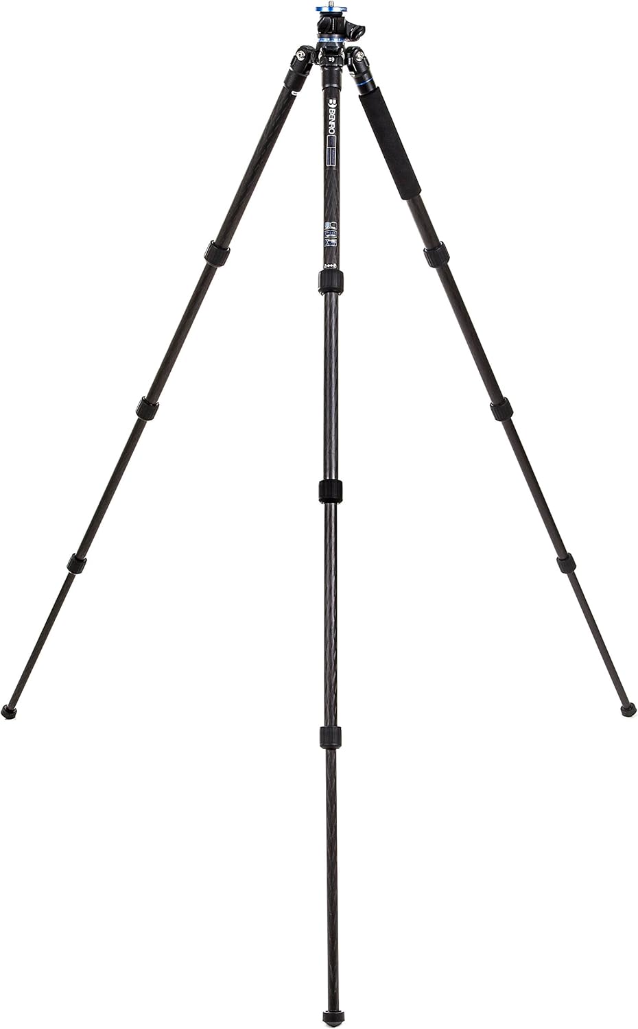 Benro SystemGo Plus Carbon Fiber Tripod with center column extended horizontally