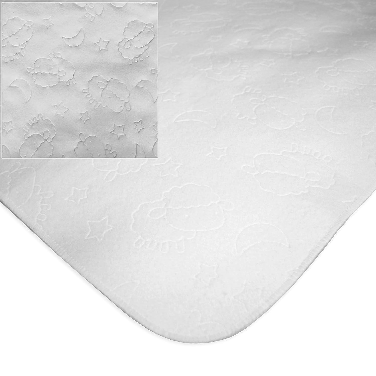 American Baby Company Waterproof Reusable Embossed Quilt-Like Flat Crib Protective Mattress Pad Cover for Babies, Adults and Pets : Everything Else