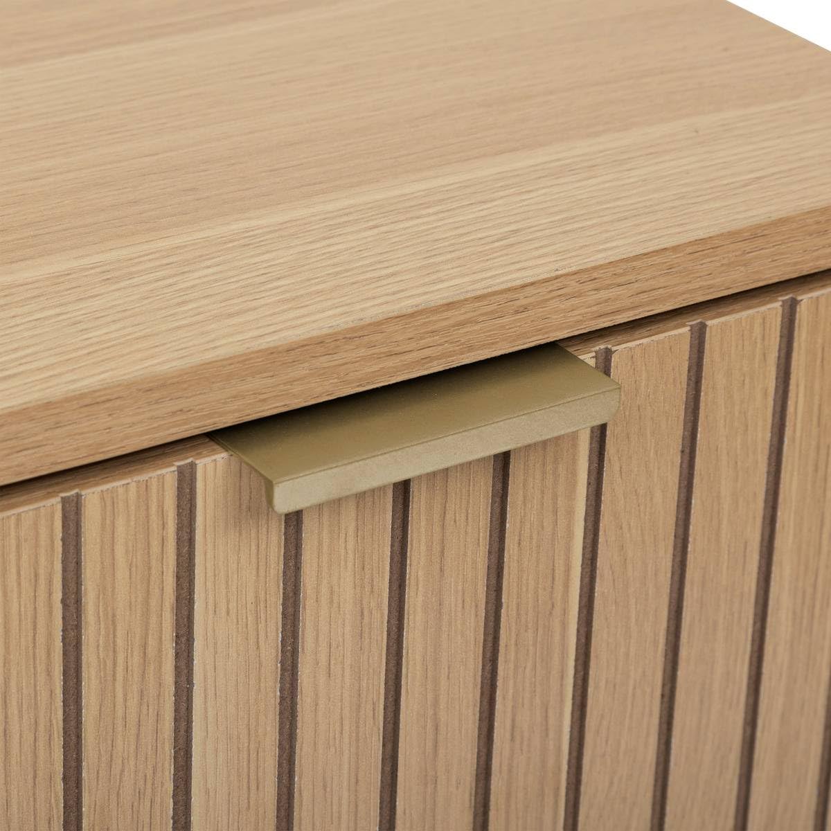 5five - Mueble bajo de 2 Puertas tasso en Efecto Madera Natural