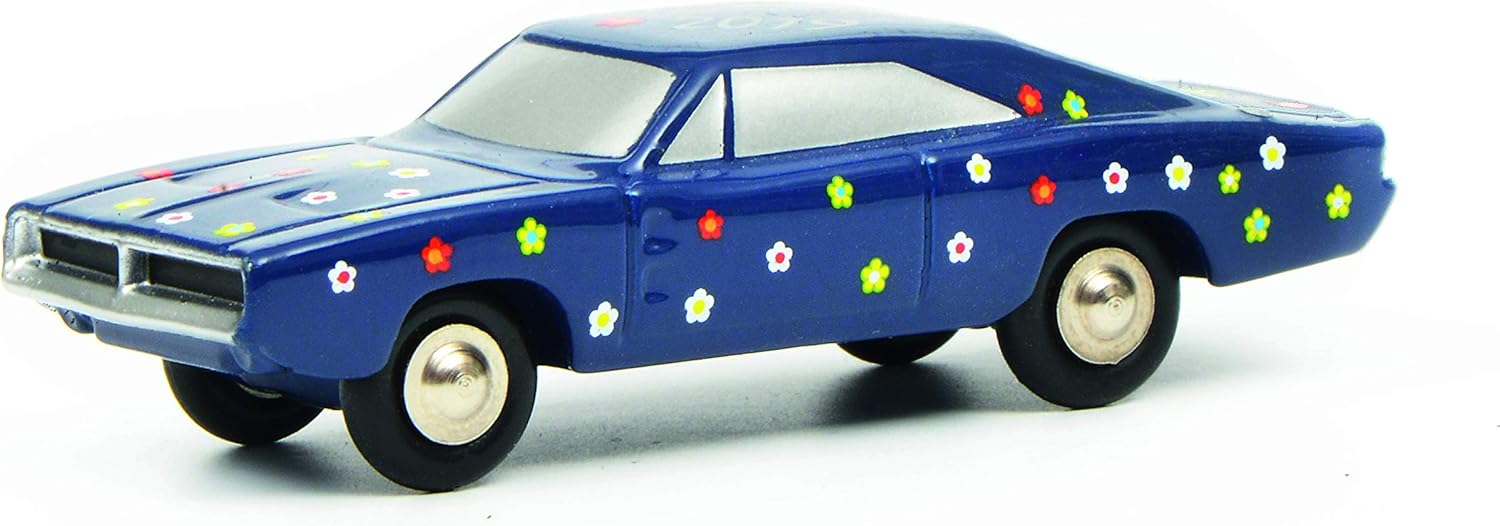Schuco 450570900 Piccolo Charger Happy Birthday 2019 450570900-Piccolo Model Car Dark Blue