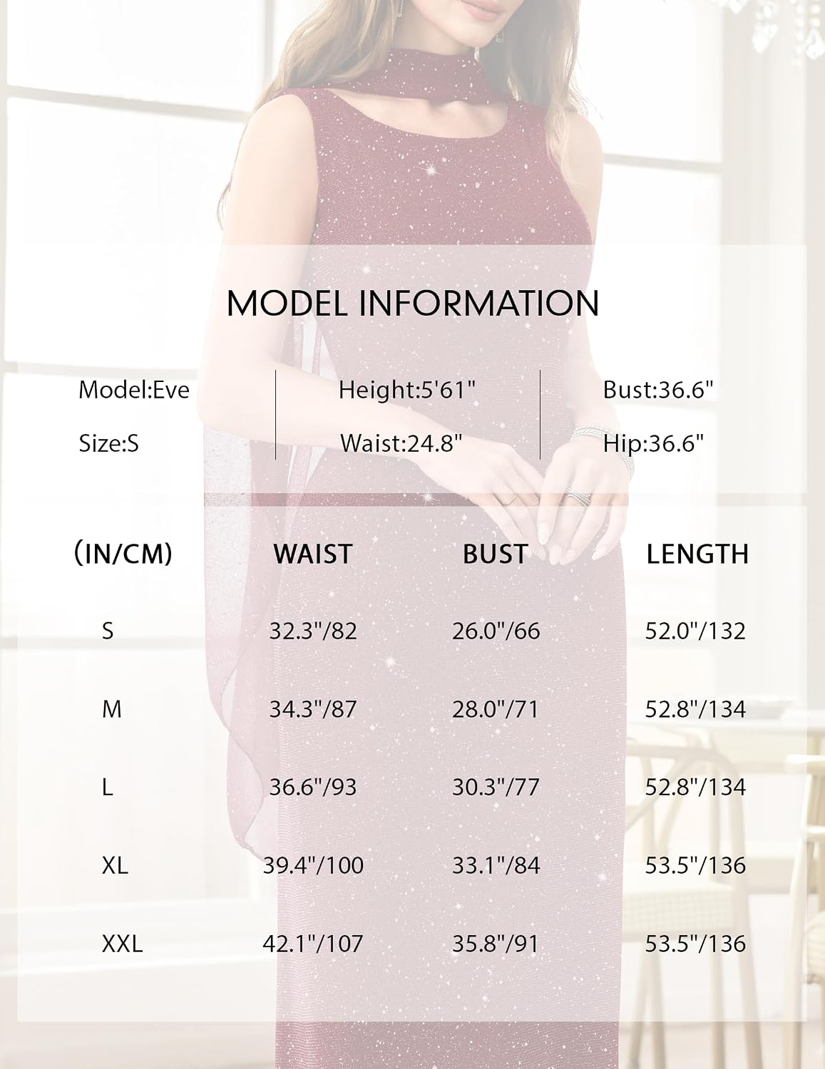 Wedtrend Women's Sparkly Sequin Dress Sleeveless 80s Prom Dress Evening Party Formal Dresses with Shawl