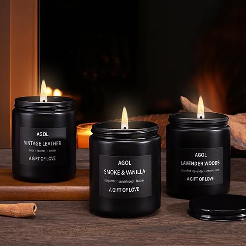 Miniatura 7 de Velas de regalo para ella, juego de velas perfumadas de soja natural de 9 onzas, divertidas velas de cumpleaños, día de San Valentín, aniversario,