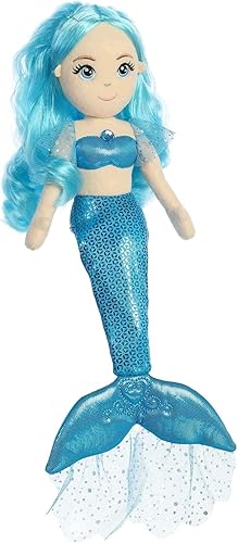 Miniatura 10 de Aurora® Enchanting Sea Sparkles™ Tutu Sparkles™ - Muñeca de peluche de jazmín - Juego imaginativo - Compañeros mágicos - Rosa 18 pulgadas