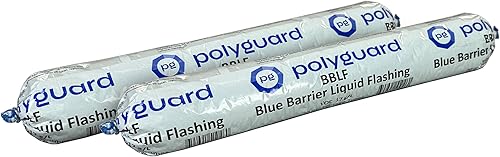 Miniatura 8 de POLYGUARD Blue Barrier Liquid Flashing 20oz Salchicha STPE, curado por humedad, 100% sólidos, bajo contenido de compuestos orgánicos volátiles