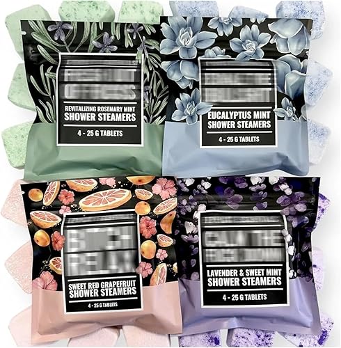 Swear - Juego de vaporizadores de ducha, vaporizadores de ducha, kit de spa de aromaterapia, kit de spa de aromaterapia de relajación (4 piezas)