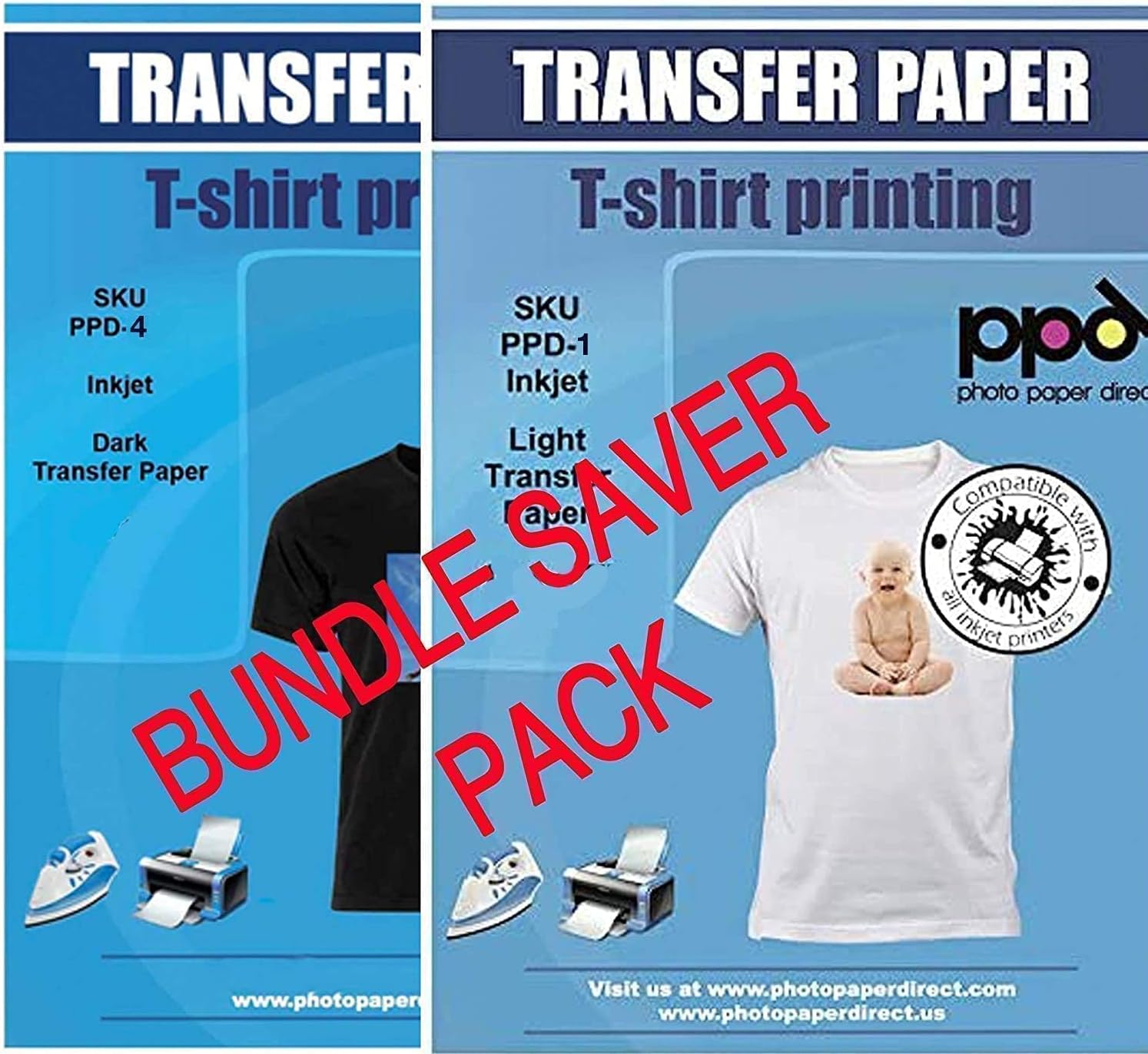 ppd transfer paper dark