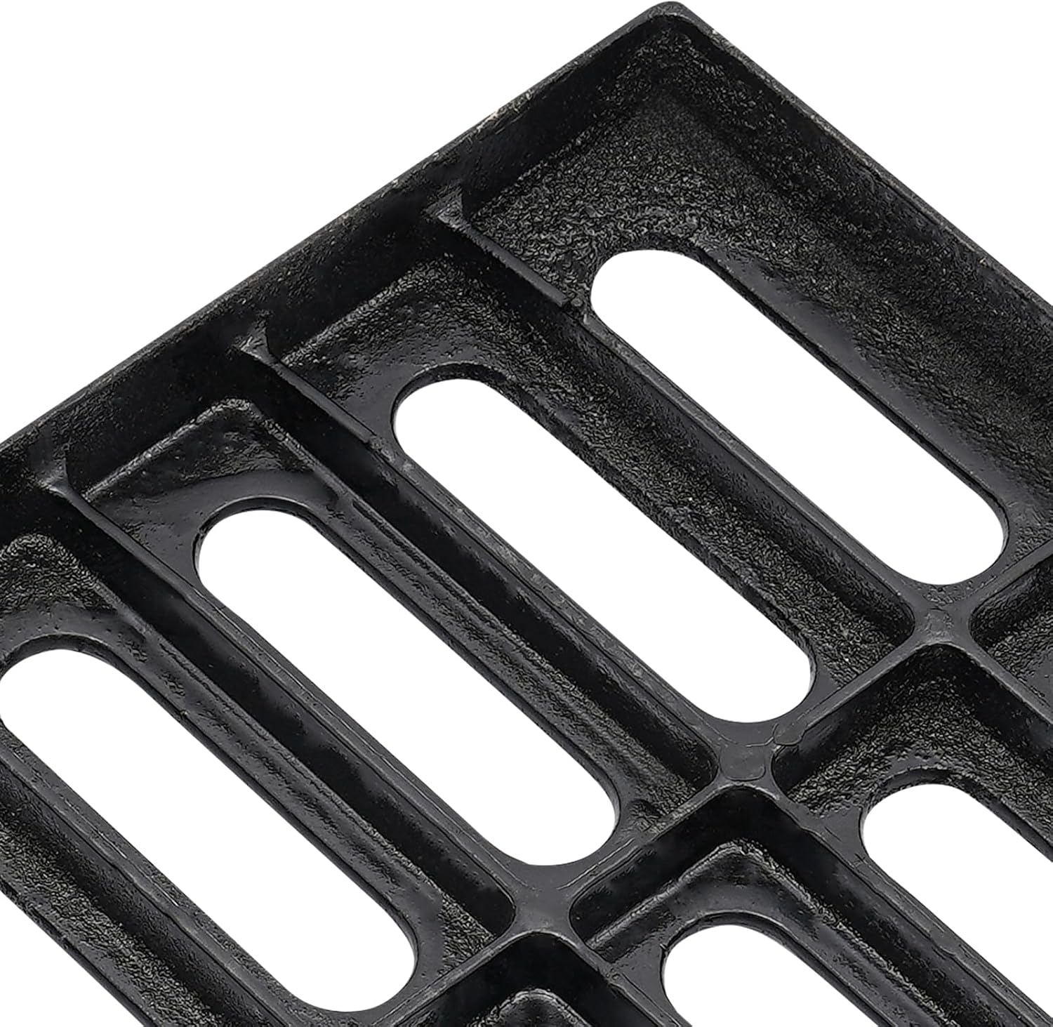 3 Packs Heavy Duty Cast Iron Drain Grate, 11023 lbs Load Channel Trench Drain Cover, 19.7x11.8 in Metal Driveway Sewer Grate Rust-Resistant for Garage Yard Patio Basement Concrete Floor