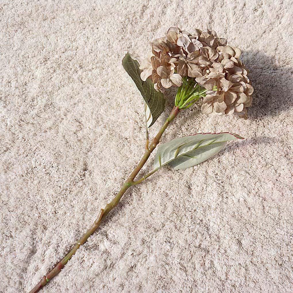 Amazon｜紫陽花 造花 リアル 花束 インテリア 北欧風 フェイクフラワー