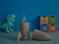 Vista 2 de Space rocket lamp.