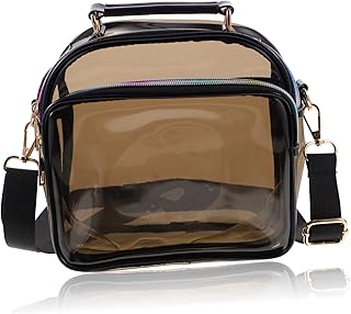 Alipis Transparent Handbag Cross Body Wallet Purses for Women Transparent Purse Carteras De Mano para Mujer Clear Handheld Bag Transparent Bag Transparent Crossbody Bag Clear Bag Tote PVC