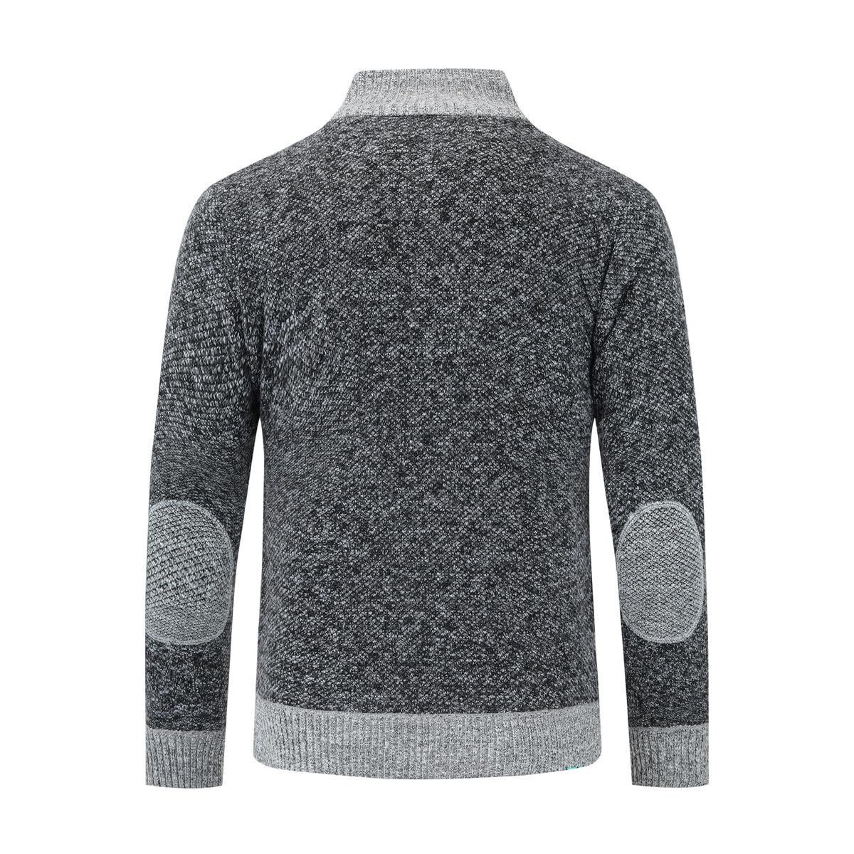 Allthemen Cardigan da Uomo con Collo Alto e Cerniera Maglione Foderato Grosso per l'inverno