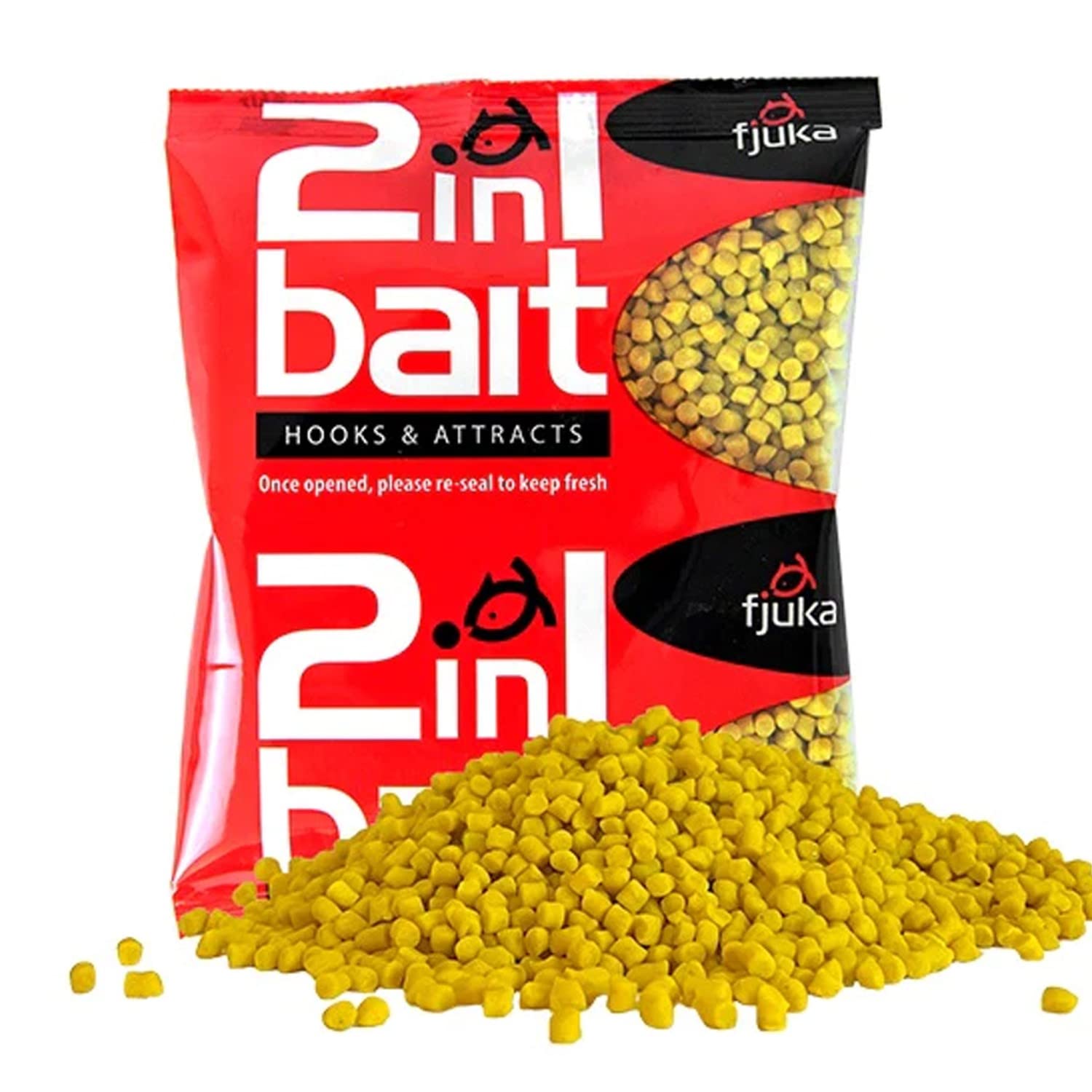 Fjuka Micros 2in1 Bait, 3 mm pellet size, Yellow