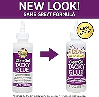 Vista 7 de Aleene's AR6-2 Pegamento pegajoso de gel transparente, 4 onzas., 4 onzas, multicolor