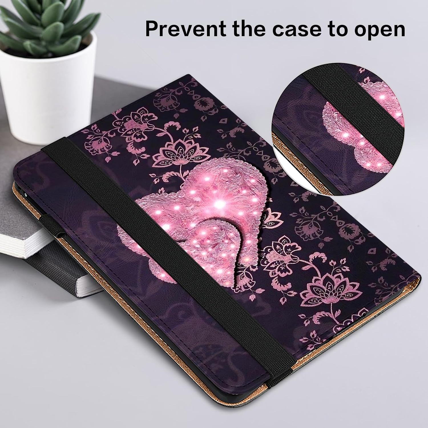 ALILANG Case for Samsung Galaxy Tab S11 Ultra 5G 2025/S10 Ultra 2024/S9 Ultra 2023/S8 Ultra 2022 14.6", PU Leather Shockproof Folding Stand Cover with Card Holder and Pen Holder -Lace Peach