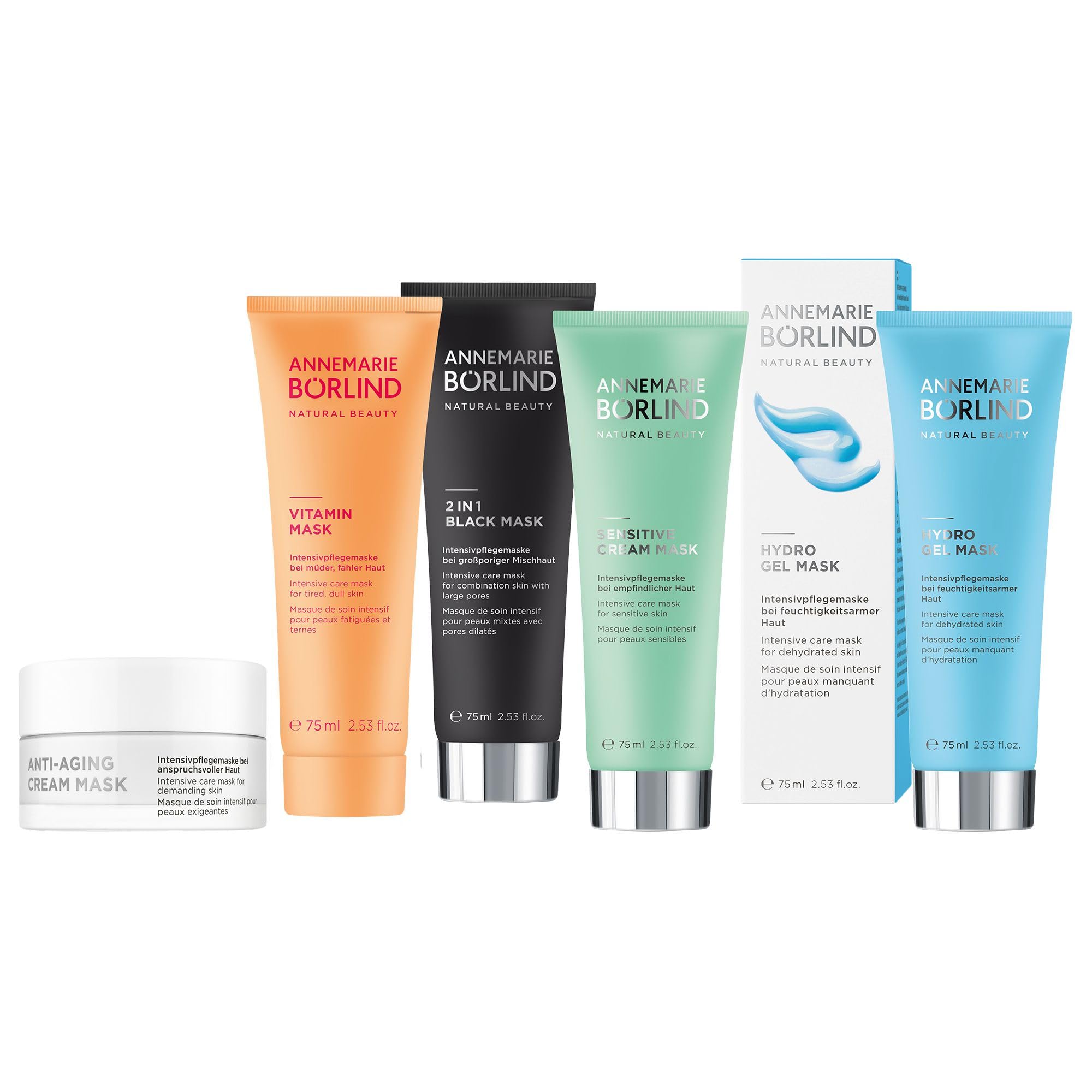 ANNEMARIE BÖRLIND ANTI-AGING CREAM MASK 50 ml Bei Normaler Haut | Intensivpflegemaske, Anti-Aging Gesichtsmaske, Mildert Falten, Aktiviert Zellregeneration, Glättend & Straffend