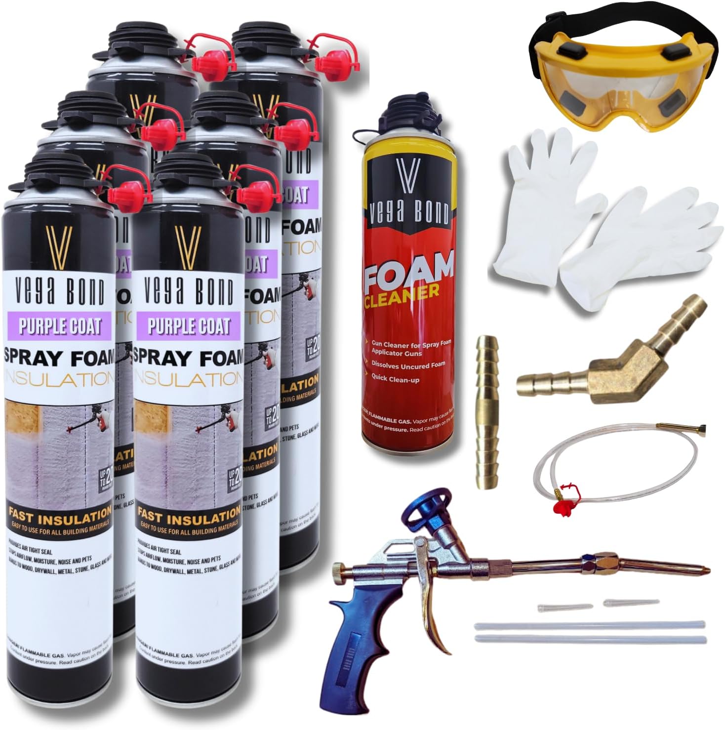 Vega Bond Self-Expanding Closed-Cell Spray Foam 29 oz