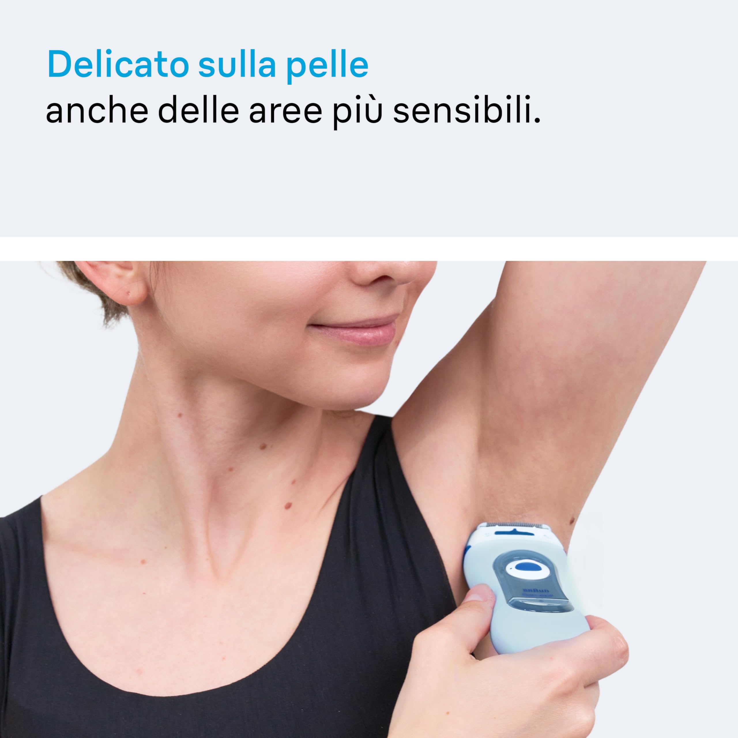 Braun Silk-épil LS5-160 Rasoio Donna Elettrico senza Fili, Rifinitore e Sistema Esfoliante Wet&Dry 3 in 1 con 2 Accessori, Blu