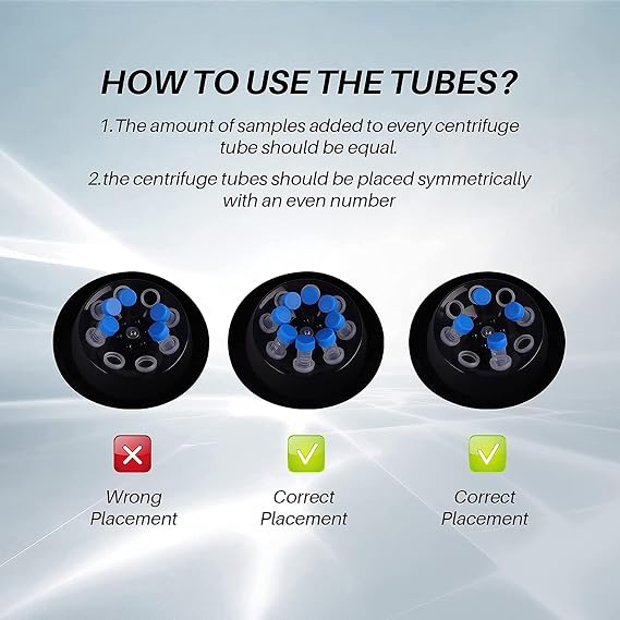 Centrifuge Electric,Machine Desktop Electric Centrifuge,Large Capacity Centrifuge,Adjustable Time, Speed Large Rotor Capacity,for Separation of Samples,Mainengine+-4 * 50mL