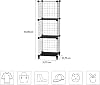 DecoBella Decorative Wire Cabinet - 3 Cubes