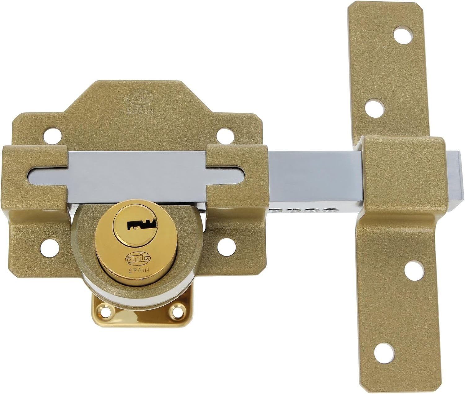 Cerrojo de seguridad Amig 4-88x153 mm con 5 llaves