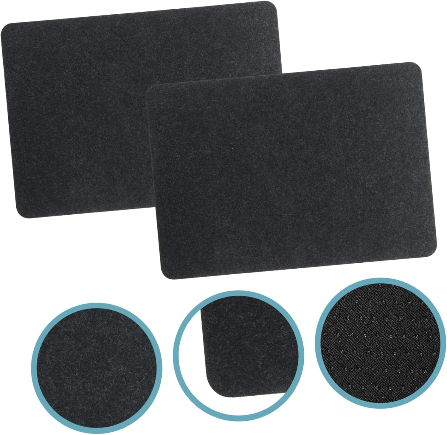 2pcs Heat Resistant Air Fryer Mat Kitchen Appliance Pad for Countertop Protection Easy to Clean Non-Slip Desktop Heat Protective Mat