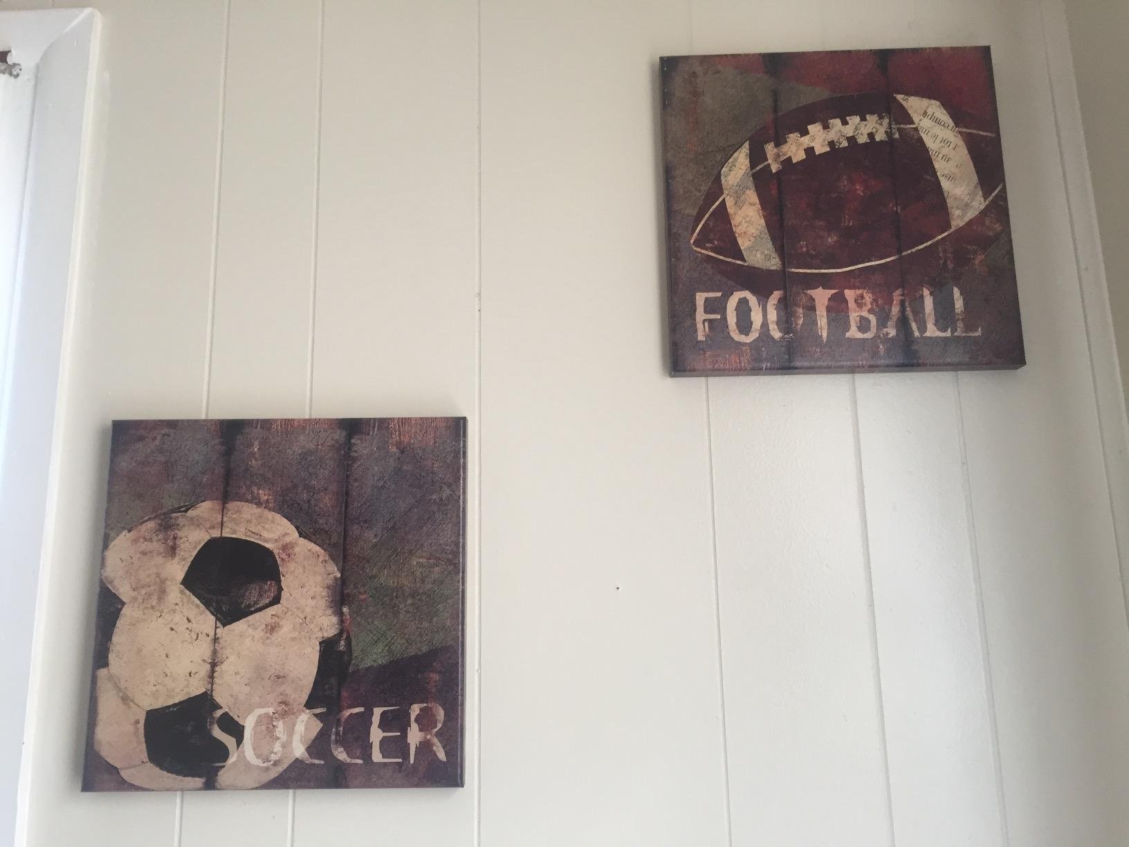 Custom Sierra Leone Football Canvas Wall Art Grunge Style LT15