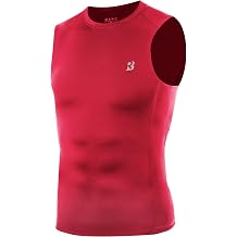 Mens Sleeveless Compression Shirt Quick Dry Tank Top Base Layer