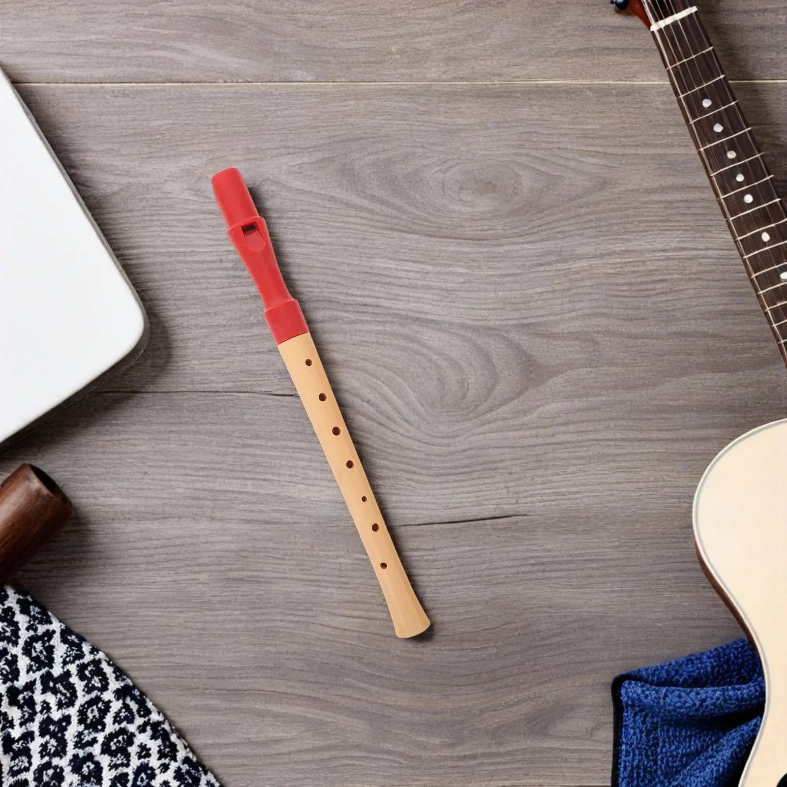 Drewniany Instrument Sopranowy Z 8 Otworami W Stylu Niemieckim Przeznaczony Dla Początkujących Flety Proste Dla Początkujących
