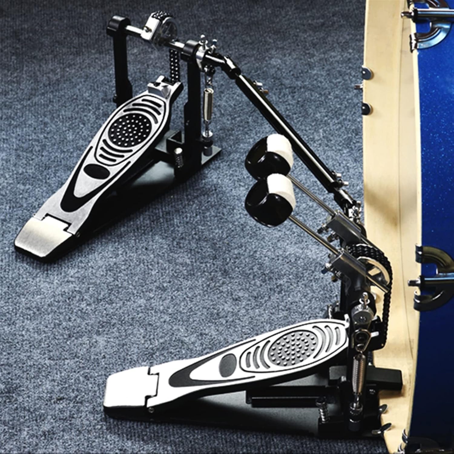 Buy KERREY Musical Training Drum Kit Digital Electronic Pedal Drums Set Cymbal Pad Instrument