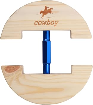 Cowboy Hat Stretcher,Small Size 6 1/2to 9 1/2-Colourful Adjustable Buckle Heavy Duty Small, Blue