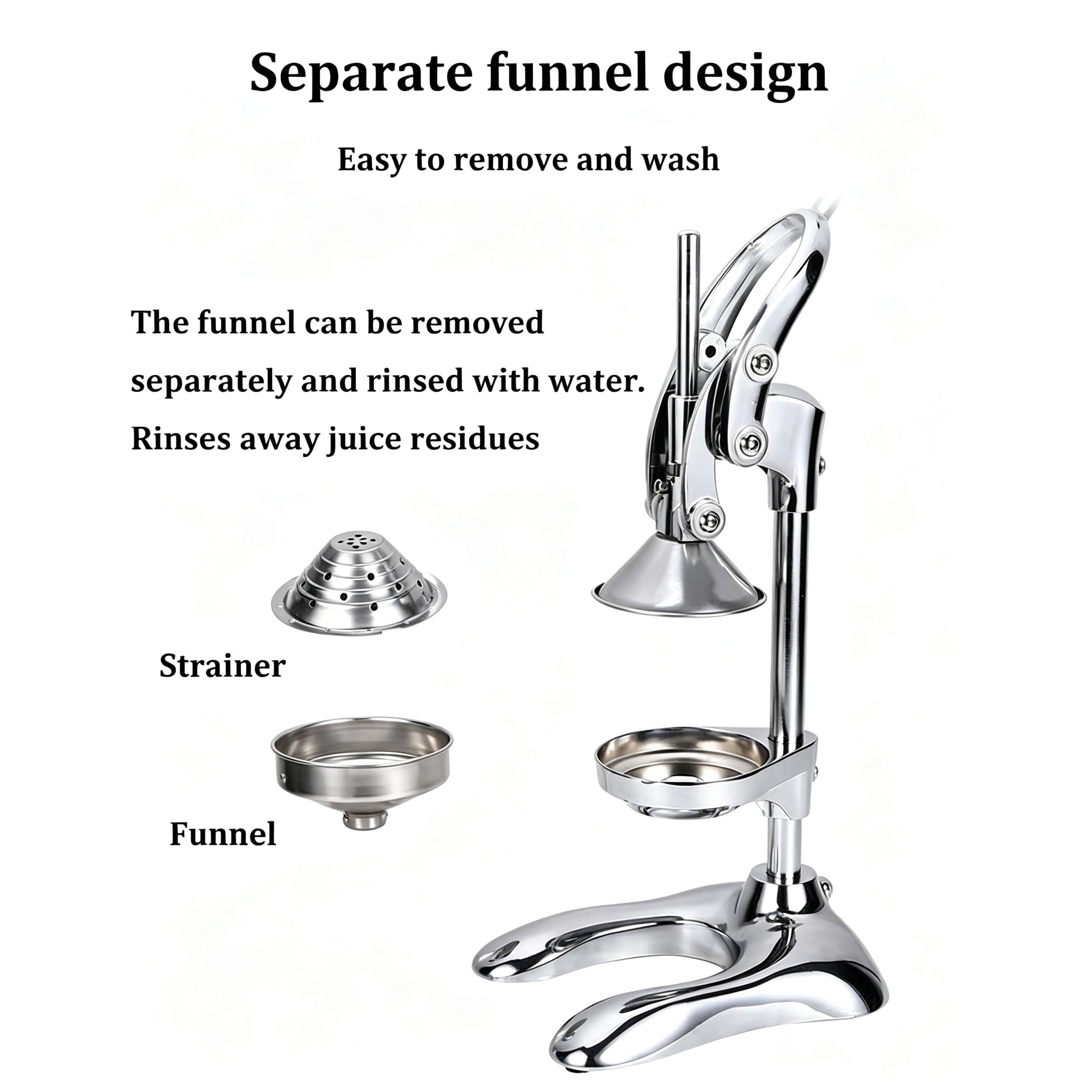 Exprimidor De Hierro Fundido, Manual | extractor de prensa manual eficiente, para naranja, lima, limón y granada: resuelve las necesidades de exprimir jugo rápidame