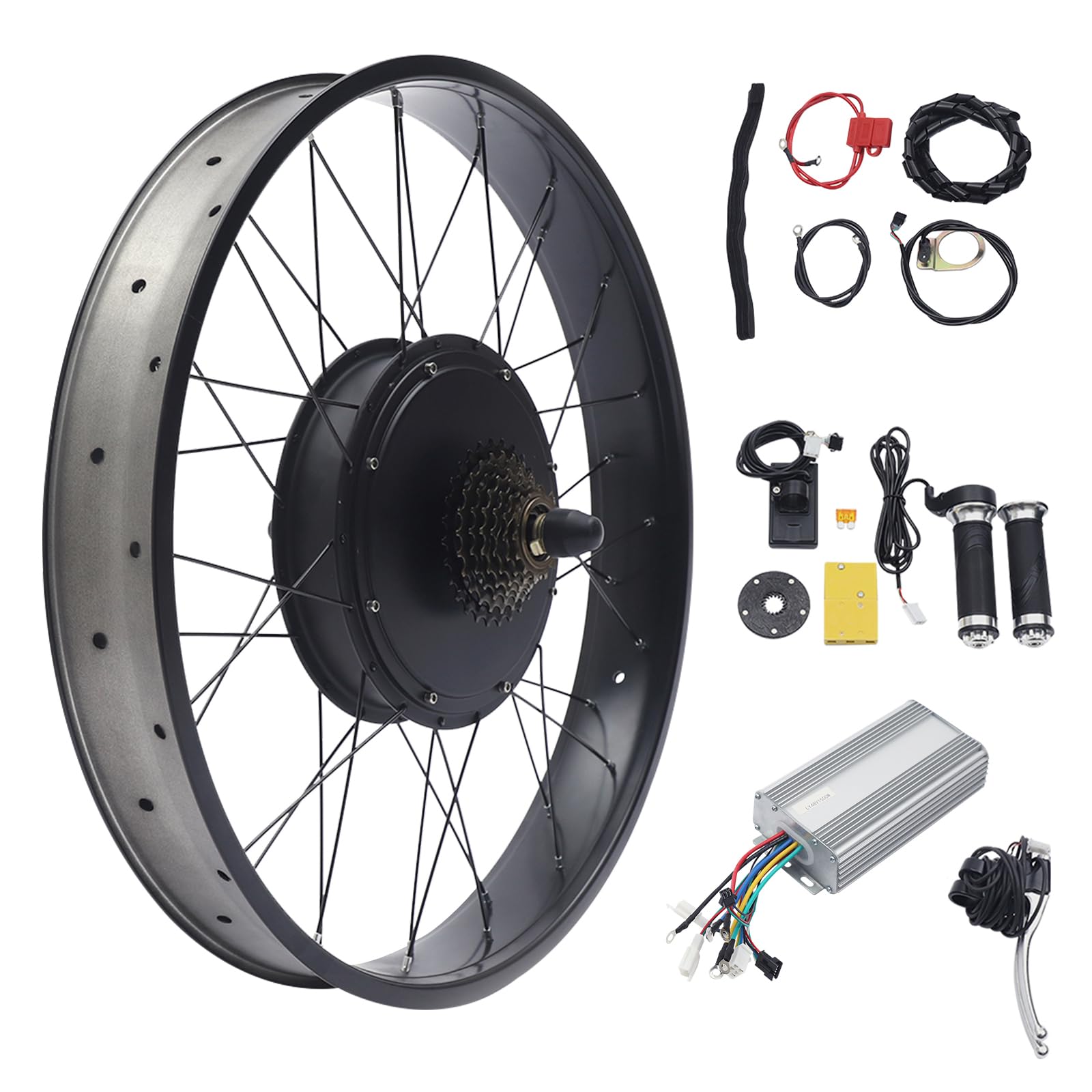 Kit Velo Electrique 500w Kit Conversion Vélo électrique 1500W 48V - Roue Arrière 20/26 Pouces Kit Vélo électrique Kit Velo Electrique 500w Kit Conversion Vélo électrique 1500W 48V - Roue Arrière 20/26 Pouces Kit Vélo électrique