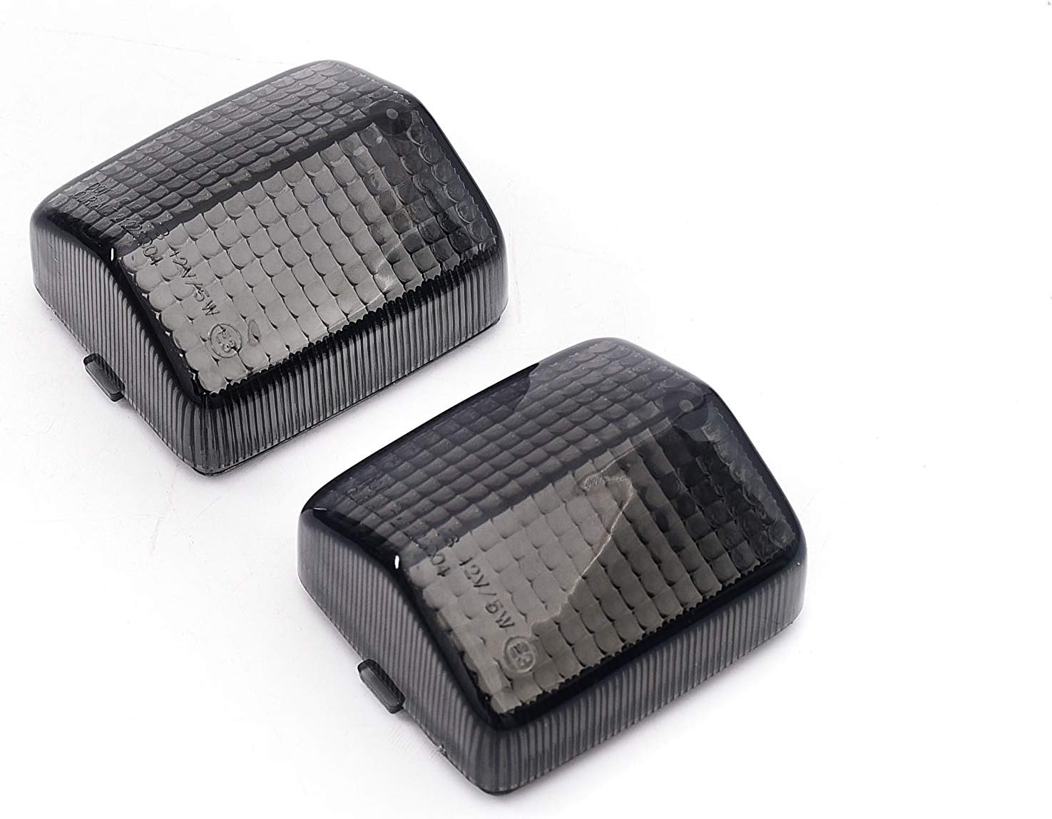 TOPZONE Compatible for Honda XR650R; XR650L; XR600R; XR400R;XR250R;XR250L;Blinker Indicator Turn Signal Light Lamp Lens (Smoke Lens)