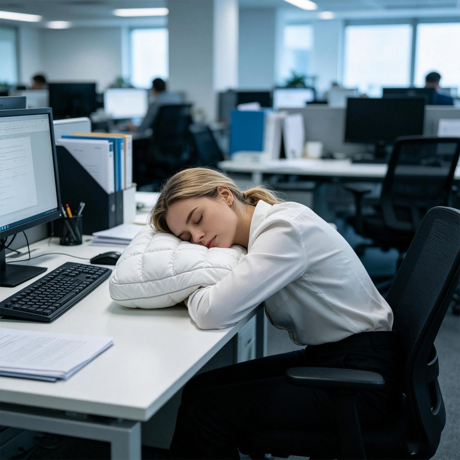 Generisch Almohada refrescante con textura suave en nubes