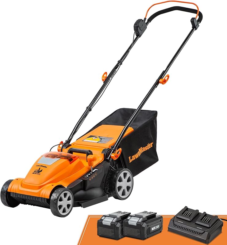 CLMF4815E 48V MAX 15-inch Brushless Cordless Lawn Mower | 2X24V MAX 4.0Ah Battery, Dual Charger