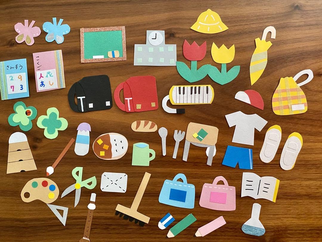 ④ クラフトパンチ　アルバム　季節　1年　素材　壁面飾り ④ クラフトパンチ アルバム 季節 1年 素材 壁面飾り