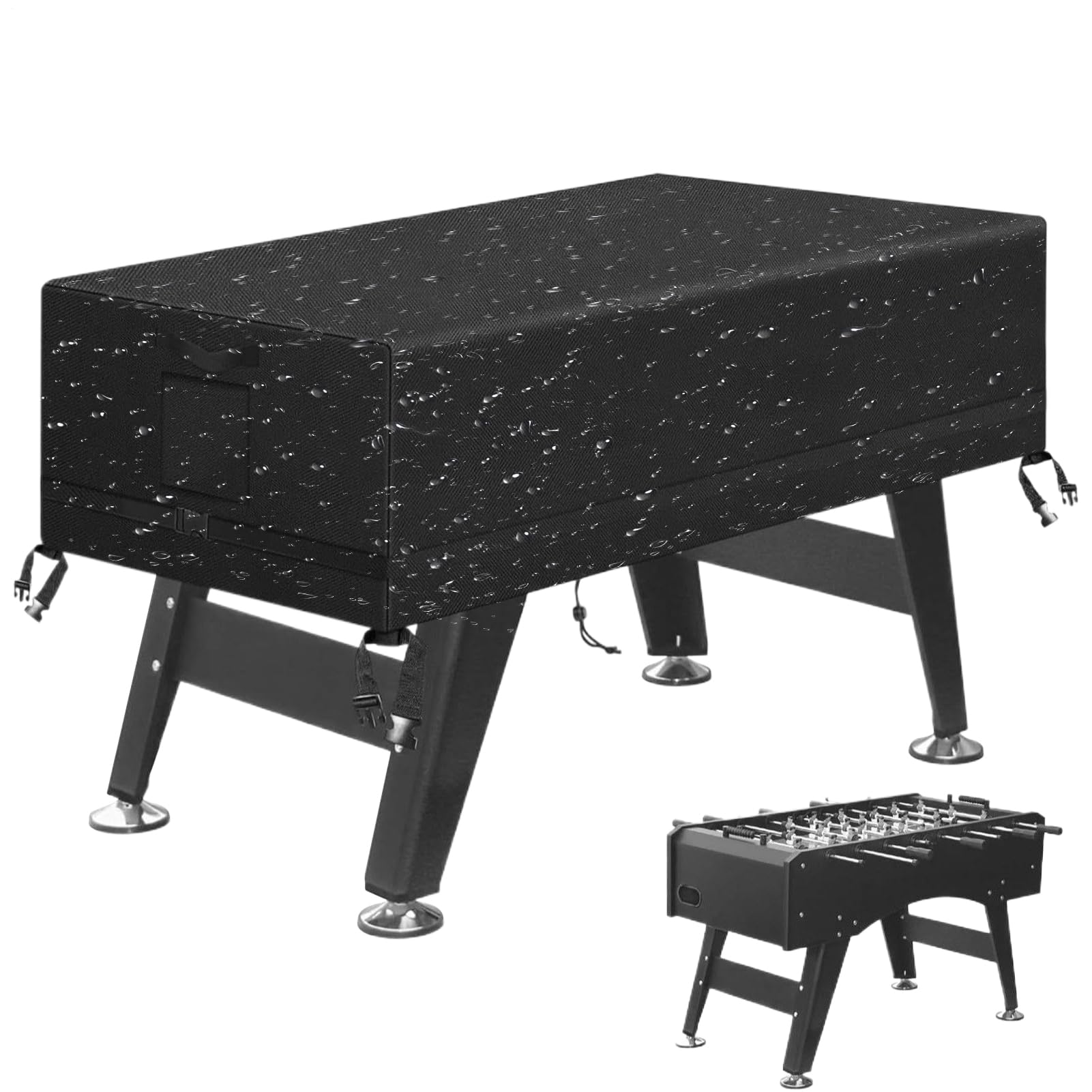 Housse de billard football antivent et imperméable pour jardin et fête