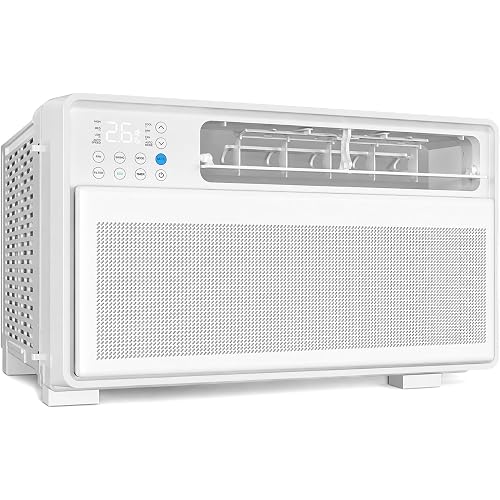 Window AC 6000 BTU WiFi App Cools 250 sq.ft Energy Saving | 6000 BTU cools 250 sq.ft. WiFi App remote LED. Cool/Dry/Fan/Auto. Eco/Sleep modes. Fits 23"-34" x 14.5".
