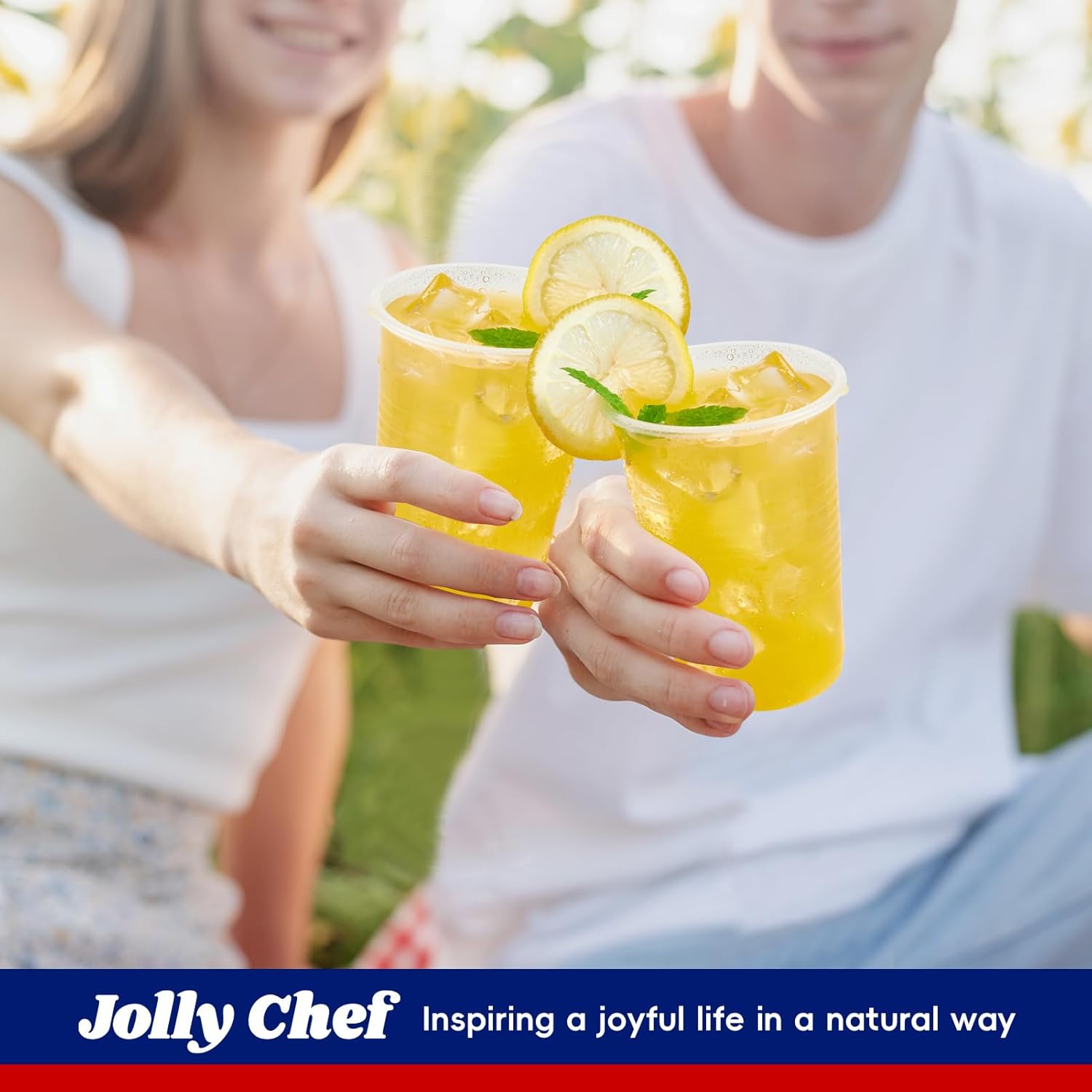 JOLLY CHEF 𝟏𝟐𝟎𝟎 𝐏𝐚𝐜𝐤 9 oz Clear Plastic Cups,9 Ounce Small Disposable Cups, Cold Party Drinking Tumblers for Tasting, Drinking and Party
