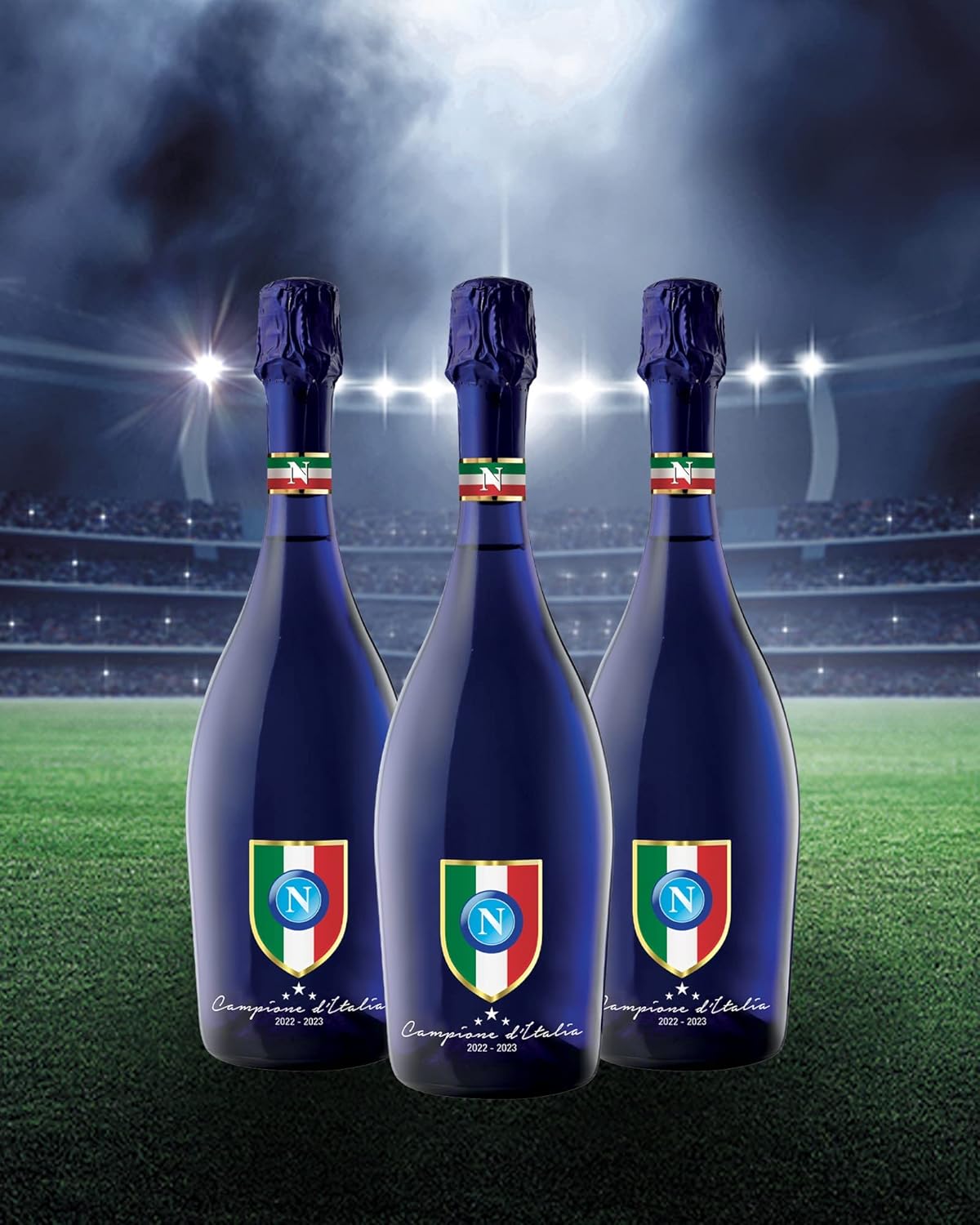 Bottega Prosecco DOC Ufficiale SSC Napoli Edizione Limitata Scudetto Serie A 2022/2023 - 750ml - Immagine 3
