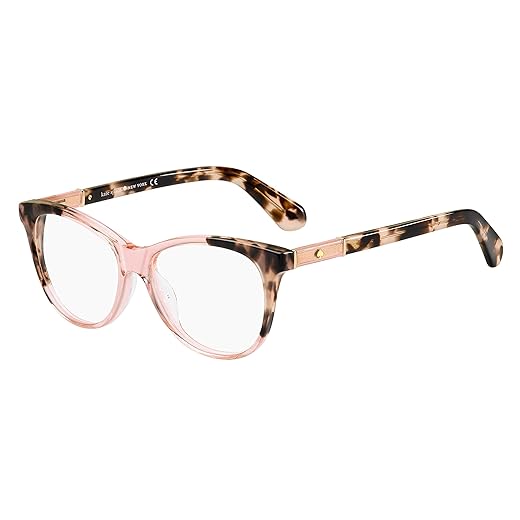 Óculos redondos de plástico Kate Spade 52 0OO4 Havana Rosa