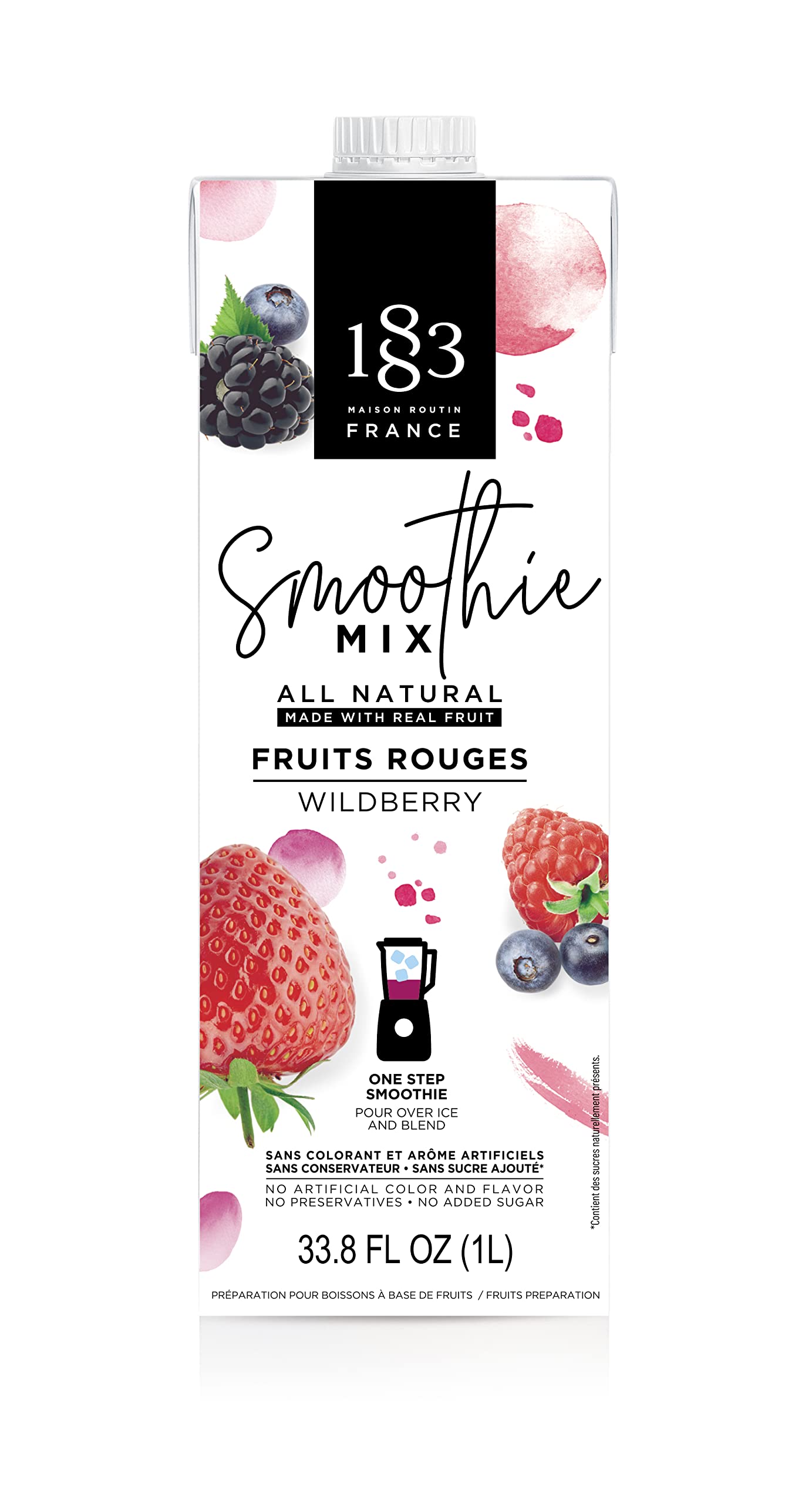 Amazon.com : 1883 Maison Routin Wildberry Smoothie Mix, No-Sugar