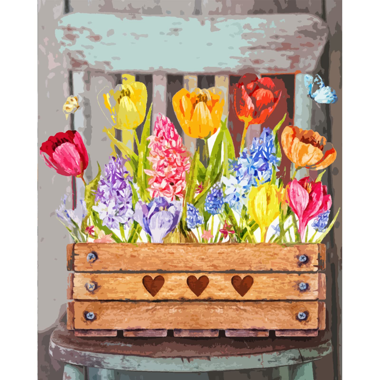 Malen Nach Zahlen Für Erwachsene - Pokermädchen Motiv 40x50cm