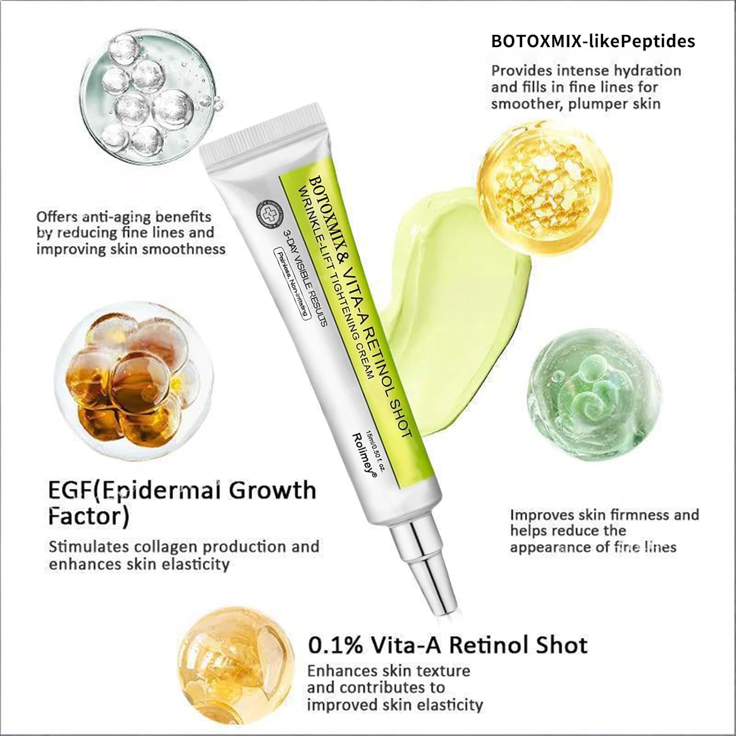 Best Anti-Aging Cream - Rolimey Botoxmix & vita-A Review