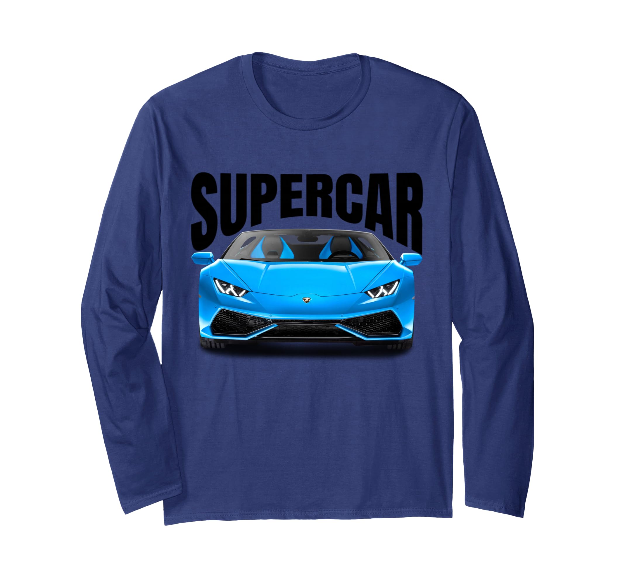 Amazon | スポーツカーファンに最適なスーパーカーTシャツ。 長袖T