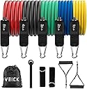 VEICK Resistance Bands, Exercise Bands, Workout Bands, Resistance Bands for Working Out with Handles for Men and Women, Exercising Bands for Fitness Weights Work Out at Home