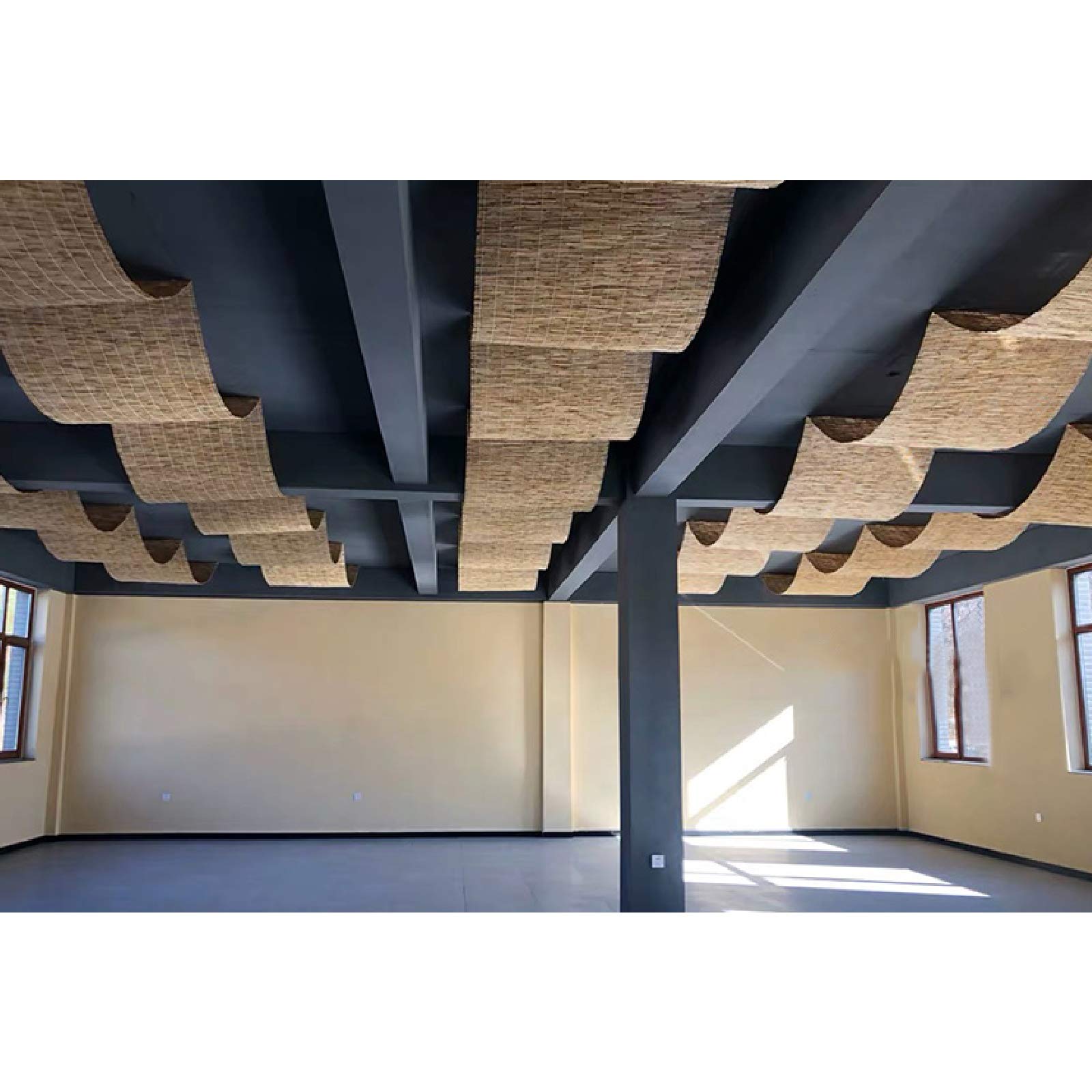 Store Enrouleur Bambou,Rideaux en Roseau,Rideau de Paille,Store Anti-Regard,Rétro-Décoratifs,Facile à Installer,Personnalisable,pour Intérieur/Extérieur (150 * 230cm/59 * 91in)